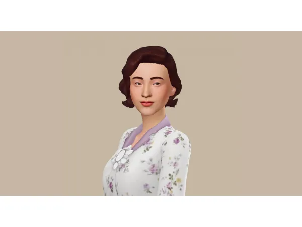 Maxis Match 30s hair - The Sims 4 Custom Content