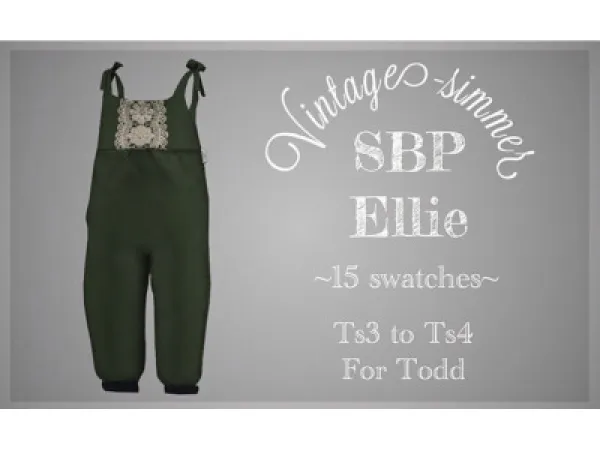 Mix SBP Ellie by simsfinds - The Sims 4 Custom Content
