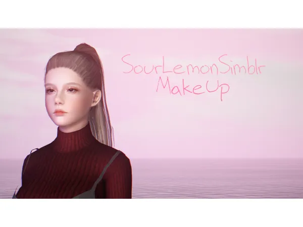 [sls] new year gift makeup - The Sims 3 Custom Content