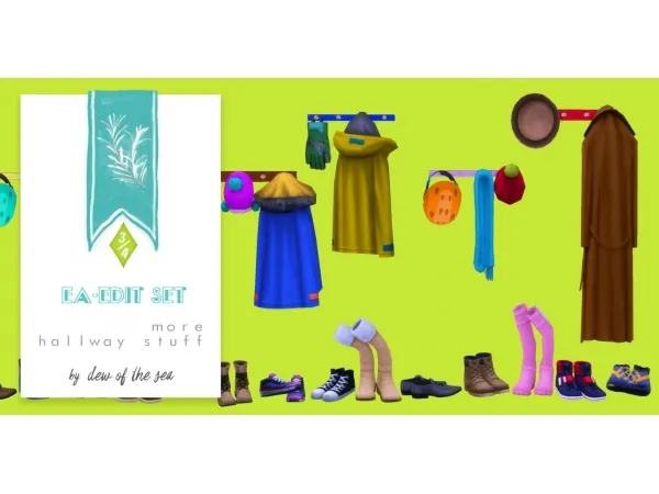 [EA edit Set] more hallway stuff - The Sims 3 Custom Content