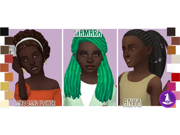 Maxis Match Black History Month Witching Hour Hair Dump 7 - The Sims 4 Custom Content