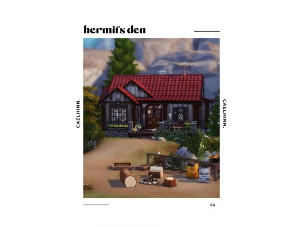 Maxis Match hermits den a hidden lot by caelhinn by Caelhinn - The Sims 4 Custom Content