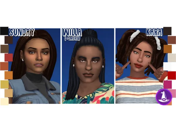 Maxis Match Black History Month Witching Hour Hair Dump 8 - The Sims 4 Custom Content