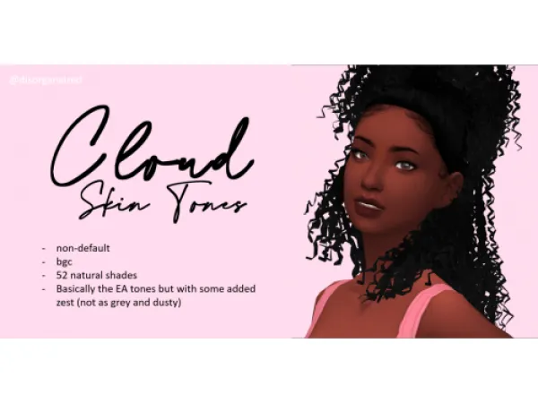 Maxis Match Cloud Skin Tones by simsfinds - The Sims 4 Custom Content