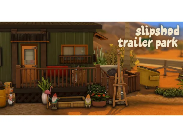 Maxis Match slipshod trailer park - The Sims 4 Custom Content