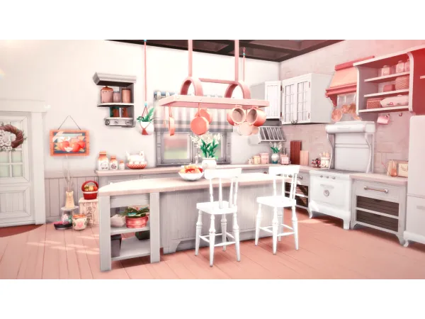 Maxis Match COUNTRY KITCHEN - The Sims 4 Custom Content