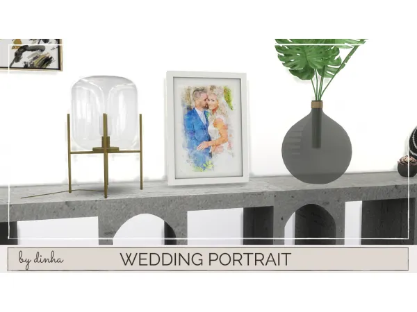 Alpha Wedding Portrait 8 Swatches - The Sims 4 Custom Content