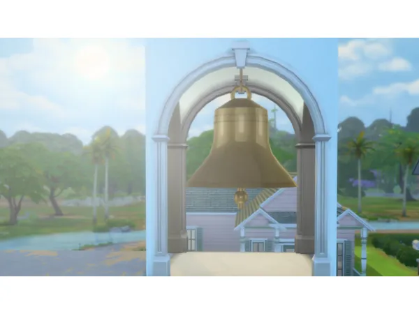 Maxis Match Church Bell (Follower gift) by Bill L - The Sims 4 Custom Content