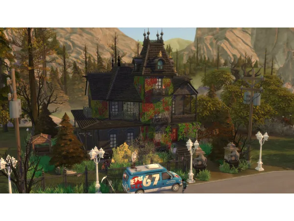 Maxis Match No Haunted Abandoned House 30x30 by bradybrad7 - The Sims 4 Custom Content