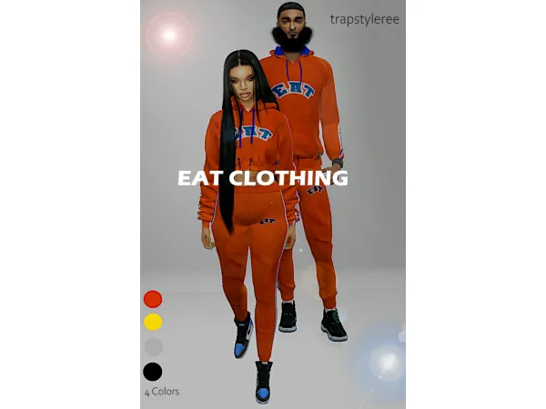 Alpha EAT COLLECTION by simsfinds - The Sims 4 Custom Content