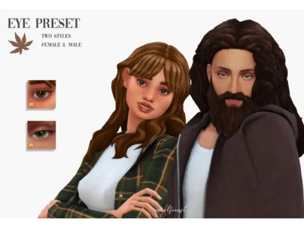 Maxis Match EYE PRESET1 - The Sims 4 Custom Content