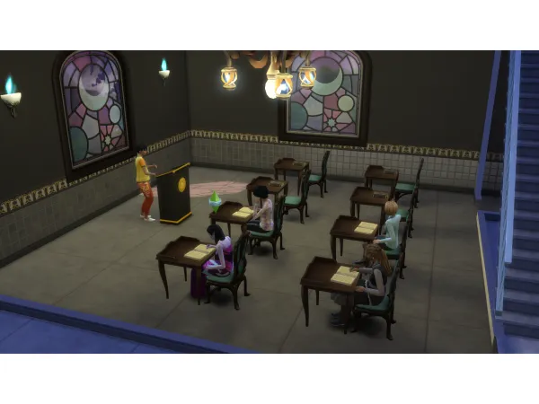 Maxis Match Spellcaster Spell Class by WildWitch - The Sims 4 Custom Content