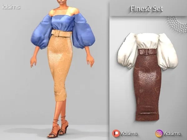 Alpha Finesè Set - The Sims 4 Custom Content