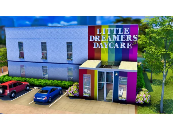 Maxis Match Little Dreamers Daycare by Bean's builds - The Sims 4 Custom Content