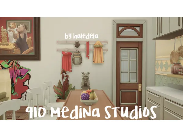 Maxis Match 910 Medina Stuidos by HaleDela - The Sims 4 Custom Content