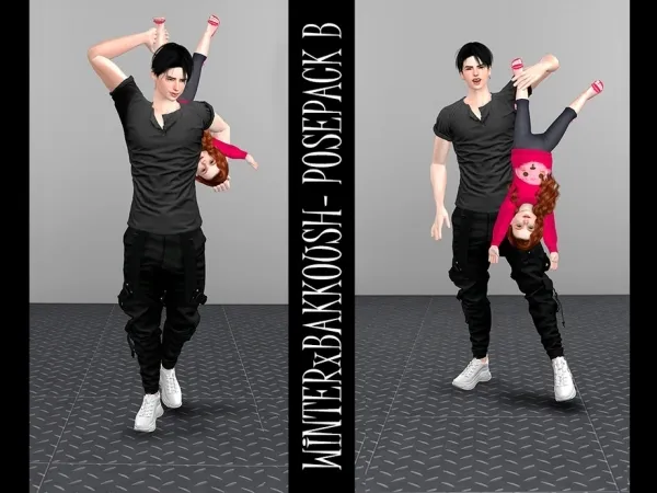 Mix WinterxBakkoush Posepack B by WinterxBakkoush - The Sims 4 Custom Content