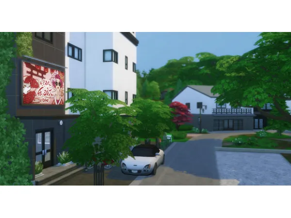 Maxis Match 5 6 1 Shinrinyoku The Japanese Apartments by Alerion - The Sims 4 Custom Content