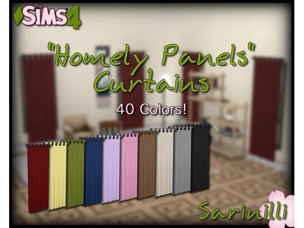 Maxis Match Homely Panels by Sarinilli - The Sims 4 Custom Content