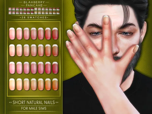 Sims 4 Male Nails
