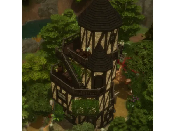 Maxis Match the witchy tower - The Sims 4 Custom Content