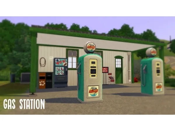 Gas Station - The Sims 3 Custom Content