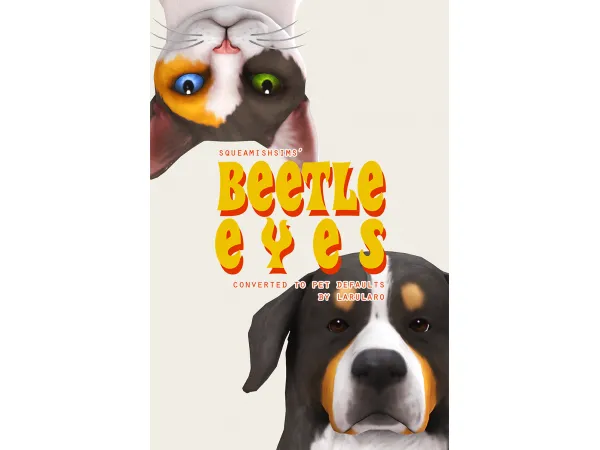 Maxis Match beetle eyes Pet Defaults - The Sims 4 Custom Content