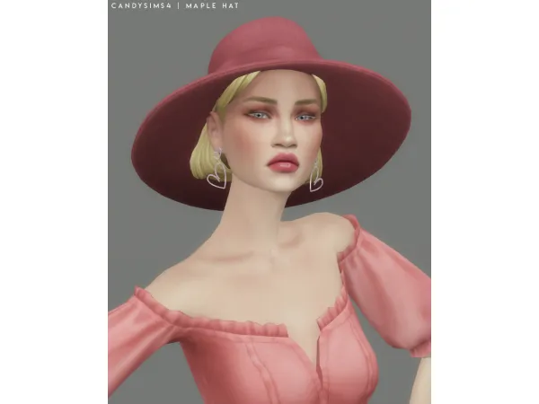 Maxis Match MAPLE HAT - The Sims 4 Custom Content