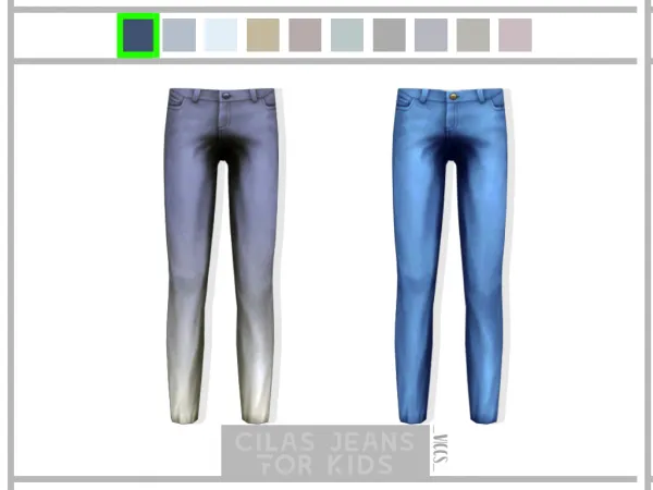 Maxis Match VICCS CILAS JEANS FOR KIDS - The Sims 4 Custom Content