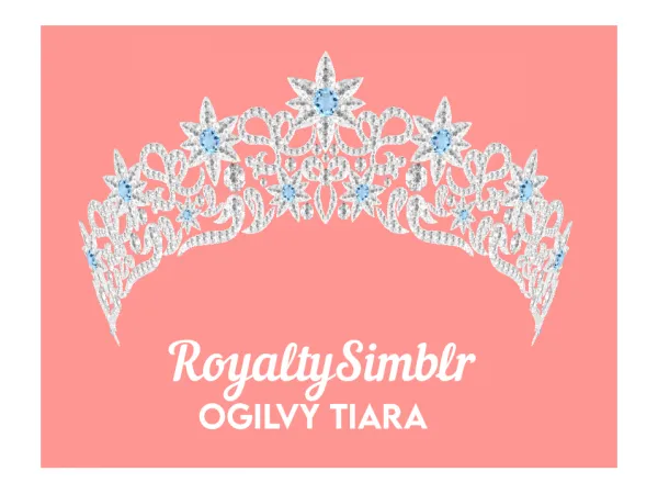 Alpha Ogilvy Tiara RoyaltySimblr - The Sims 4 Custom Content