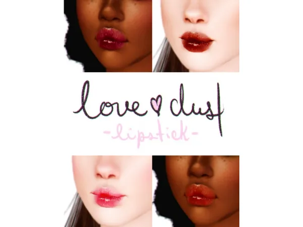 LoveDust Lipstick by Alhajero - The Sims 3 Custom Content