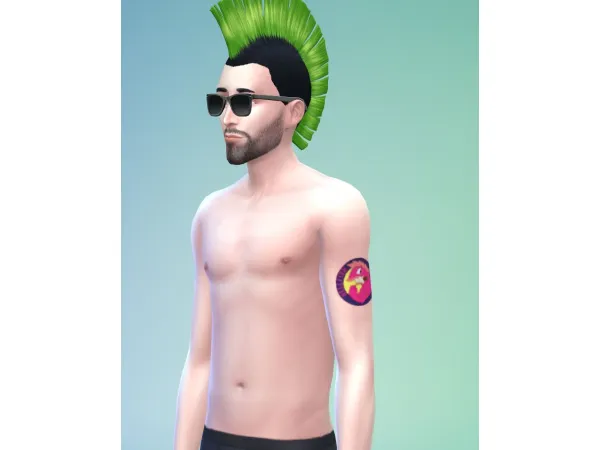 Mix Hellfish Tattoo from The Simpsons by dictator009 - The Sims 4 Custom Content