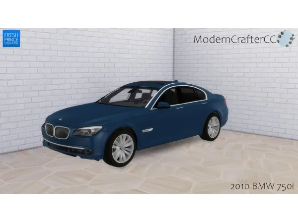 Maxis Match 2010 BMW 750I - The Sims 4 Custom Content
