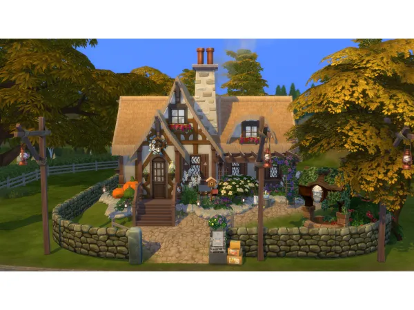 Maxis Match NO Tiny Witch Cottage 20x20 by bradybrad7 - The Sims 4 Custom Content