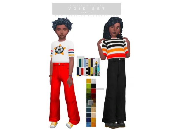 Maxis Match SIBLING COLLECTION PART 3 VOID by onyxsims - The Sims 4 Custom Content
