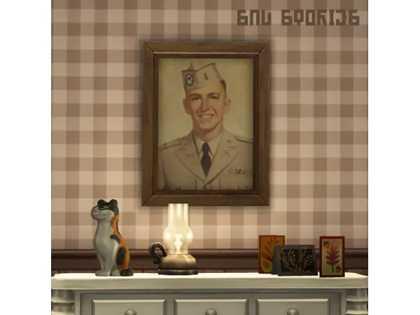 Alpha Sad Stories Vintage Portraits by alexpilgrimblog - The Sims 4 Custom Content