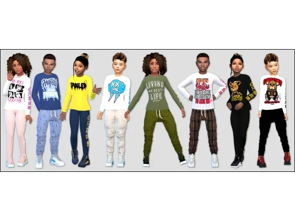 Alpha child recolors of simlockers Jordan 12 by simsfinds - The Sims 4 Custom Content