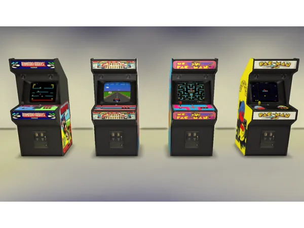 Alpha AnimeCartoon Arcade Game by monstermadnessworld - The Sims 4 Custom Content