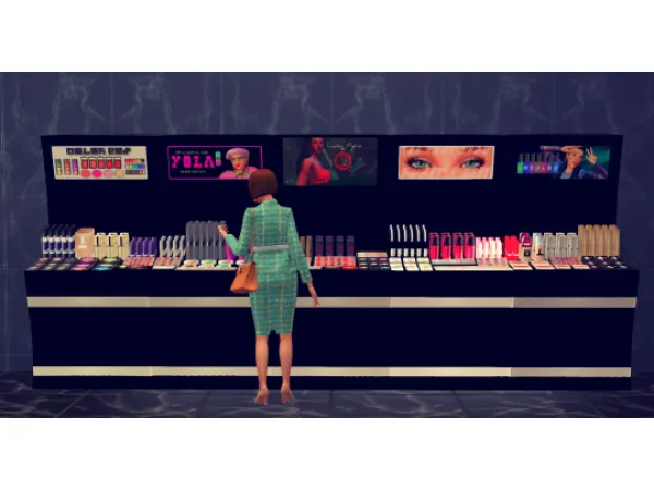Maxis Match part 2 makeup stands - The Sims 4 Custom Content