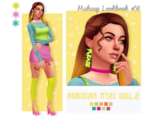 Maxis Match Norvina Mini Vol2 by peachiiesims - The Sims 4 Custom Content