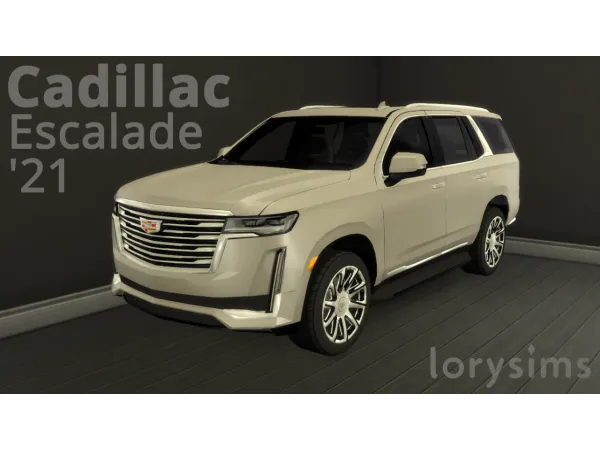 Maxis Match Cadillac Escalade 21 by LorySims - The Sims 4 Custom Content