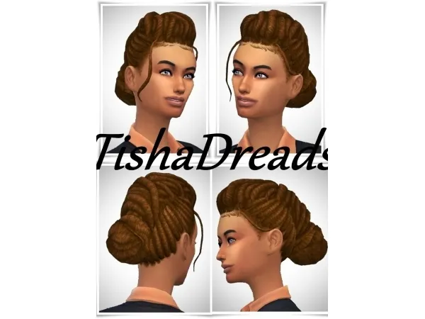 Maxis Match Tisha Dreads - The Sims 4 Custom Content