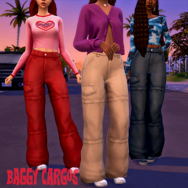 Maxis Match Baggy Pants by simsfinds - The Sims 4 Custom Content