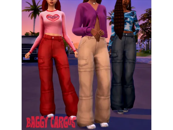 Maxis Match Baggy Pants by pinealexple - The Sims 4 Custom Content