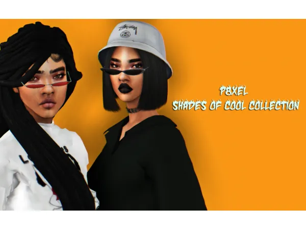 Alpha shades of cool collection - The Sims 4 Custom Content