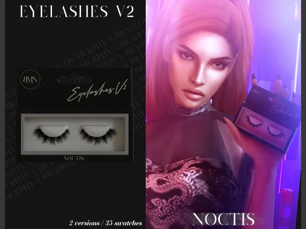 Alpha 3D Eyelashes V2 - The Sims 4 Custom Content