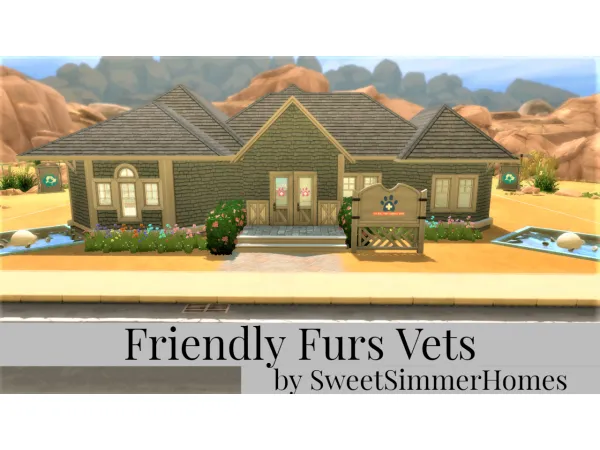Maxis Match Friendly Furs Vets by SweetSimmerHomes - The Sims 4 Custom Content