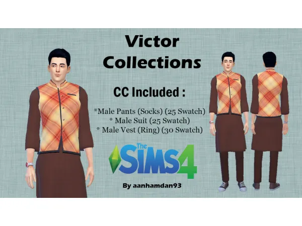 Alpha Tania Set Victor Collections - The Sims 4 Custom Content