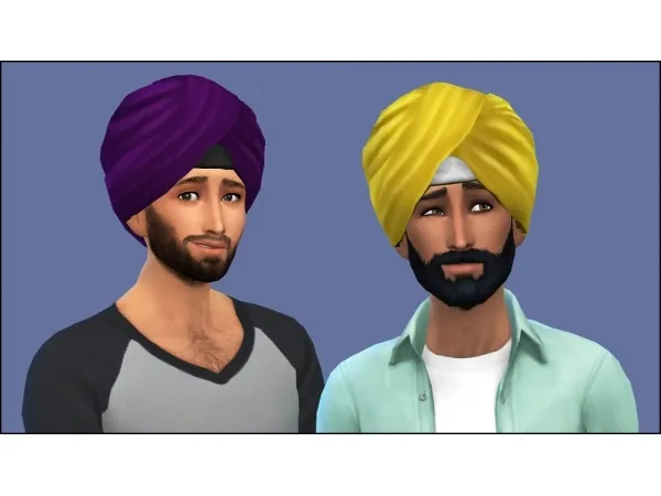 Maxis Match Turbans - The Sims 4 Custom Content