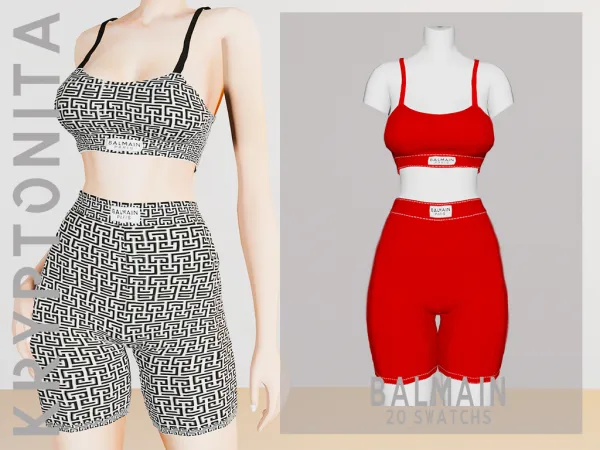 Alpha BALMAIN - The Sims 4 Custom Content