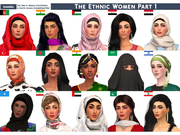 Alpha The Ethnic Women Part 1 - The Sims 4 Custom Content